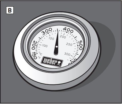 Вмонтований термометр