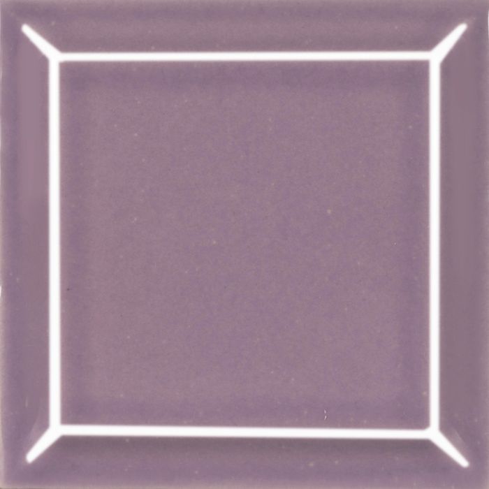 Кахель для печей і камінів Hein колір Фіолетовий глянець № 20705