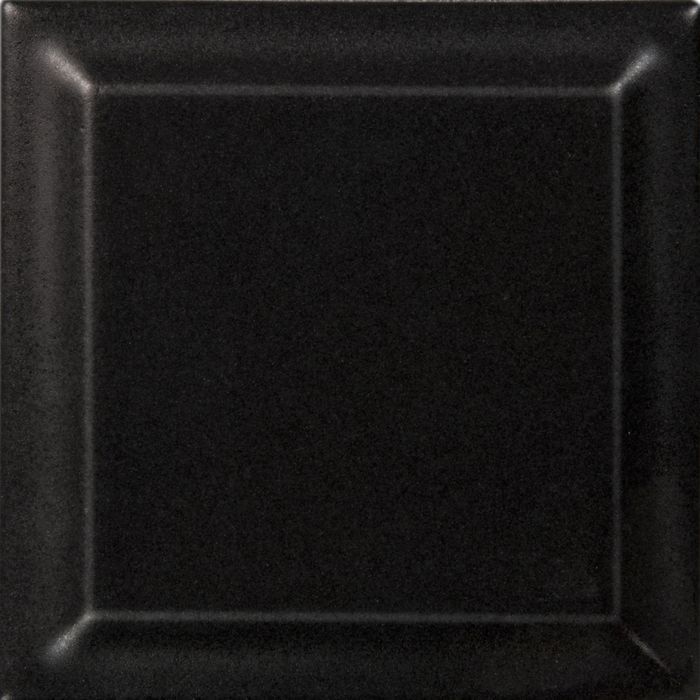 Кахель для печей і камінів Hein колір Чорний матовий № 49400