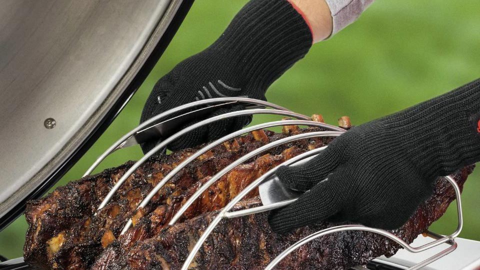 Термостійкі рукавиці для барбекю Weber, фото
