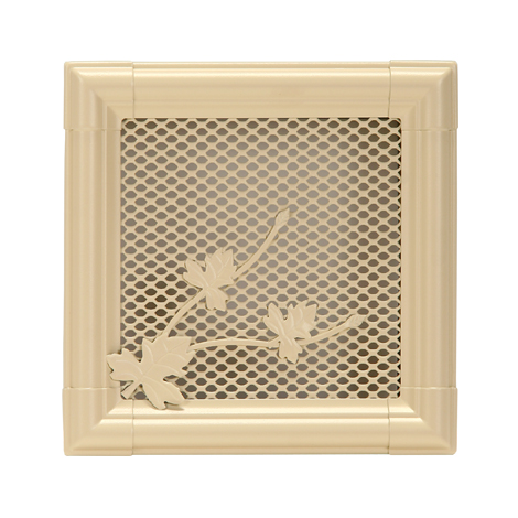Вентиляційна решітка для каміна Parkanex Retro слонова кістка 16 × 16 см