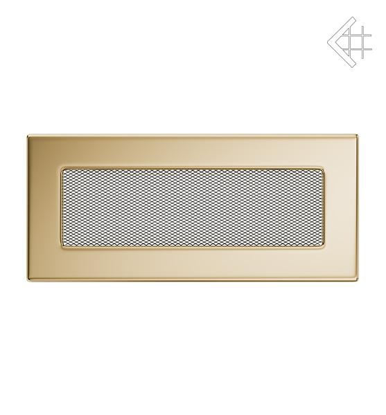 Решітка вентиляційна для каміна Kratki Золота 11 × 24 см