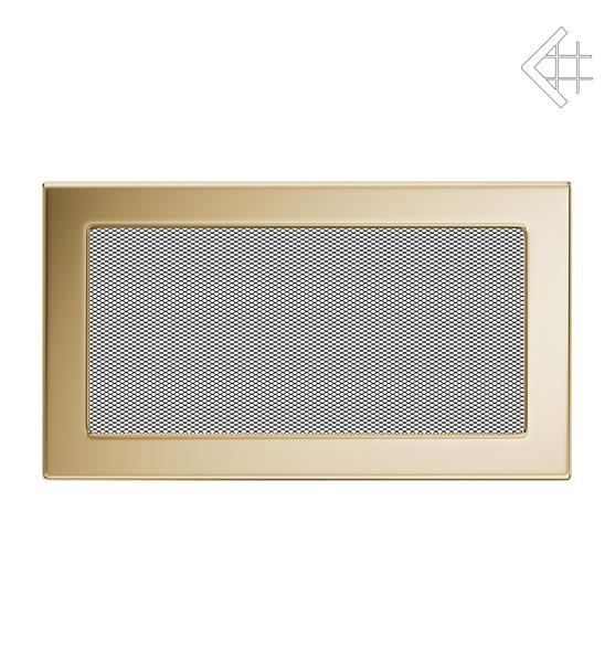 Вентиляційна решітка для каміна Kratki Золота 17 × 30 см