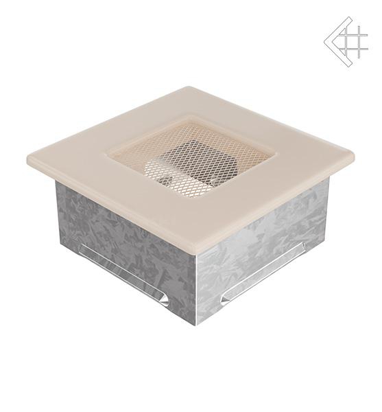 Решітка вентиляційна для каміна Kratki Кремова 11 × 11 см