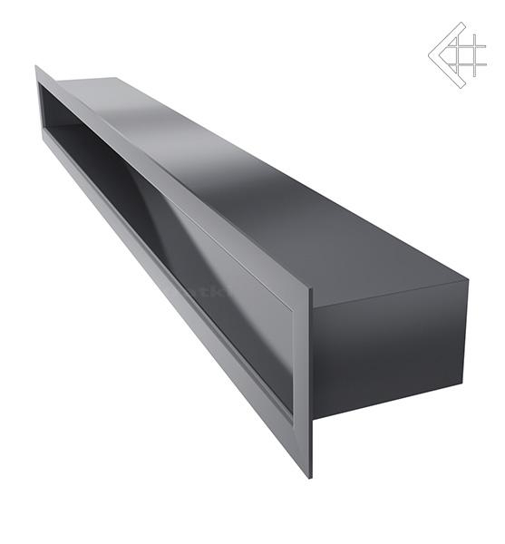 Вентиляційна решітка для каміна Kratki Тунель графітова 60 × 600 мм