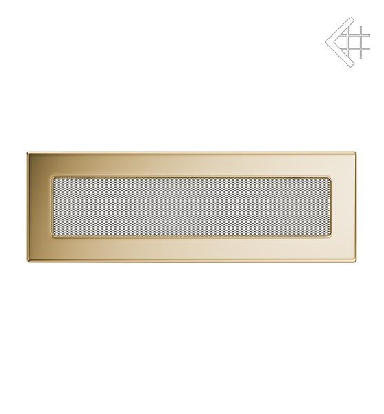 Вентиляційна решітка для каміна Kratki Золота 11 × 32 см