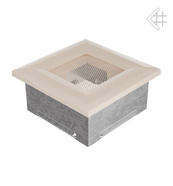 Вентиляційна решітка для каміна Kratki Оскар кремова 11 × 11 см