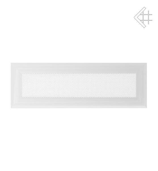 Вентиляційна решітка для каміна Kratki Оскар біла 11 × 32 см