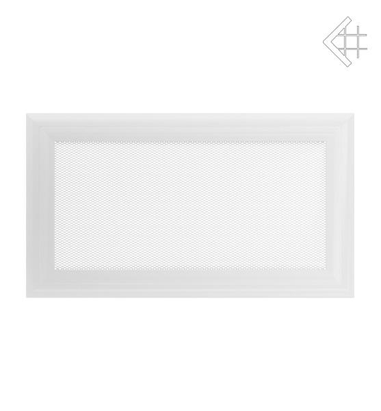 Решітка вентиляційна для каміна Kratki Оскар біла 17 × 30 см