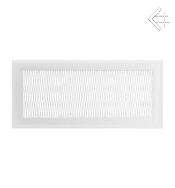 Решітка вентиляційна для каміна Kratki Оскар біла 17 × 37 см