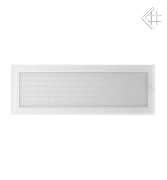 Вентиляційна решітка для каміна Kratki Оскар біла 17 × 49 см з жалюзі