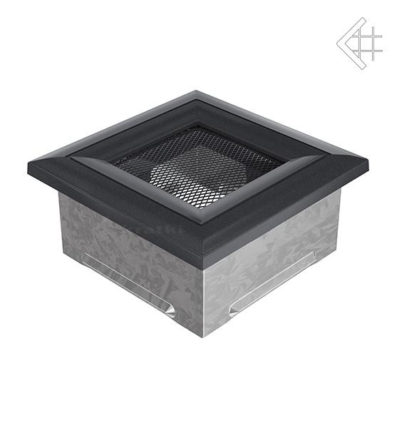 Вентиляційна решітка для каміна Kratki Оскар графітова 11 × 11 см
