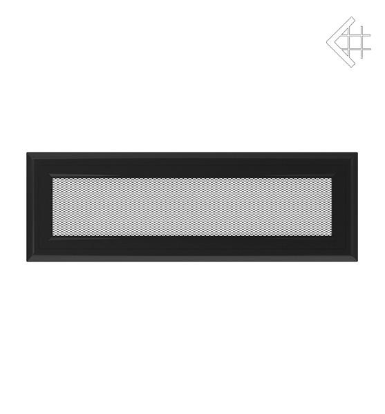 Вентиляційна решітка для каміна Kratki Оскар чорна 11 × 32 см