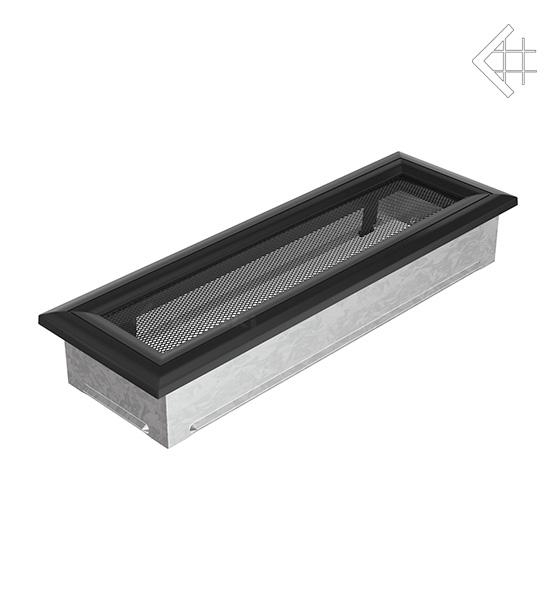 Решітка вентиляційна для каміна Kratki Оскар чорна 11 × 32 см