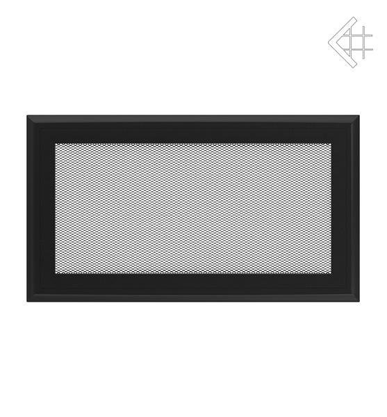 Вентиляційна решітка для каміна Kratki Оскар чорна 17 × 30 см