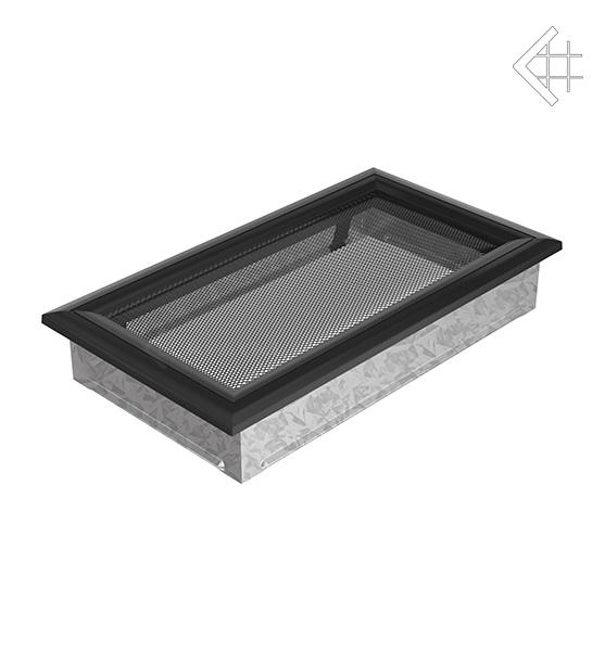 Решітка вентиляційна для каміна Kratki Оскар чорна 17 × 30 см