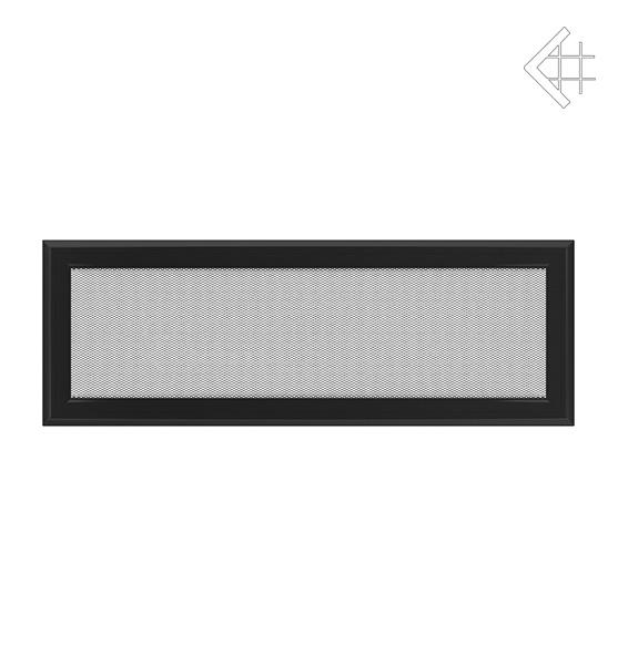 Решітка вентиляційна для каміна Kratki Оскар чорна 17 × 49 см