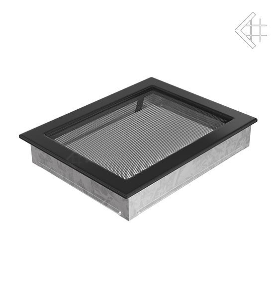 Вентиляційна решітка для каміна Kratki Чорна 17 × 37 см