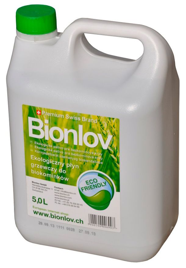 Паливо для біокамінів Bionlov Premium 5л