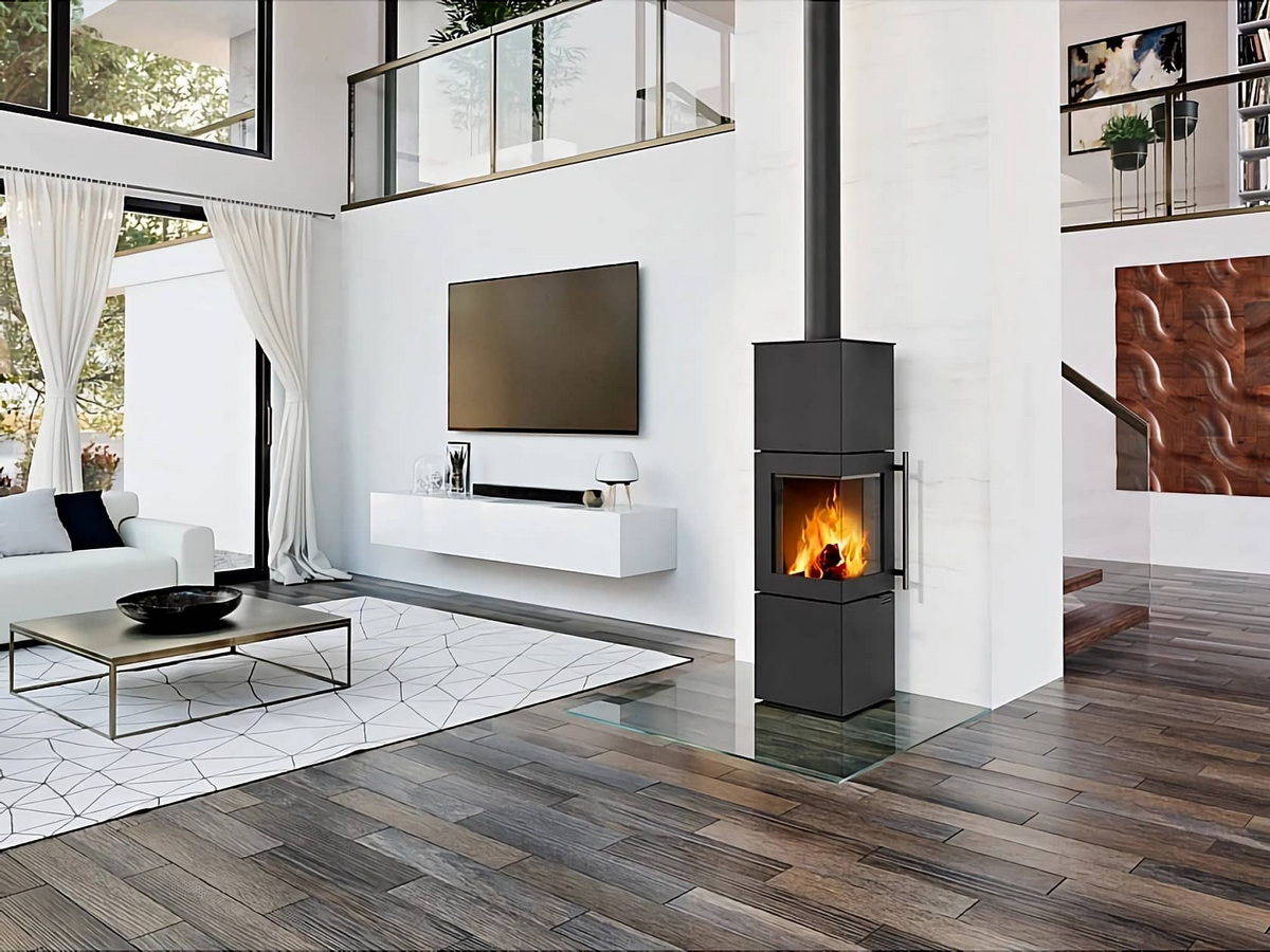 Піч-камін Romotop Esquina H