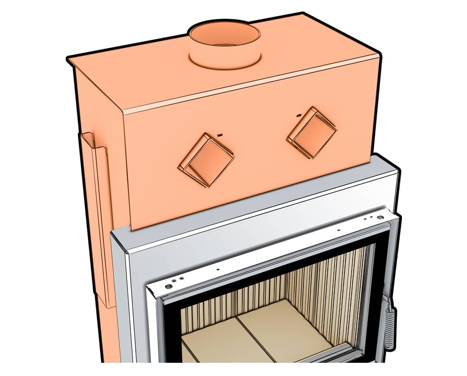 Рівномірний розподіл тепла забезпечує ефективне нагрівання верхнього модуля