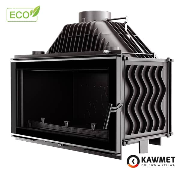 Топка Kawmet W16 (16,3 kW) Eco з прямим вогнетривким склом