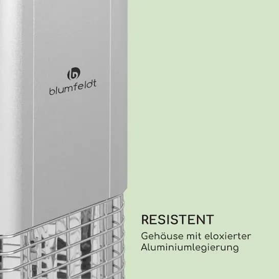 Корпус електричного обігрівача Blumfeldt Heat Guru Plus L з анодованого алюмінієвого сплаву