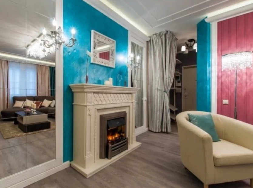 Dimplex Opti-myst Chesford електричний камін в інтер'єрі Dimplex Opti-myst Chesford електричний камін в інтер'єрі