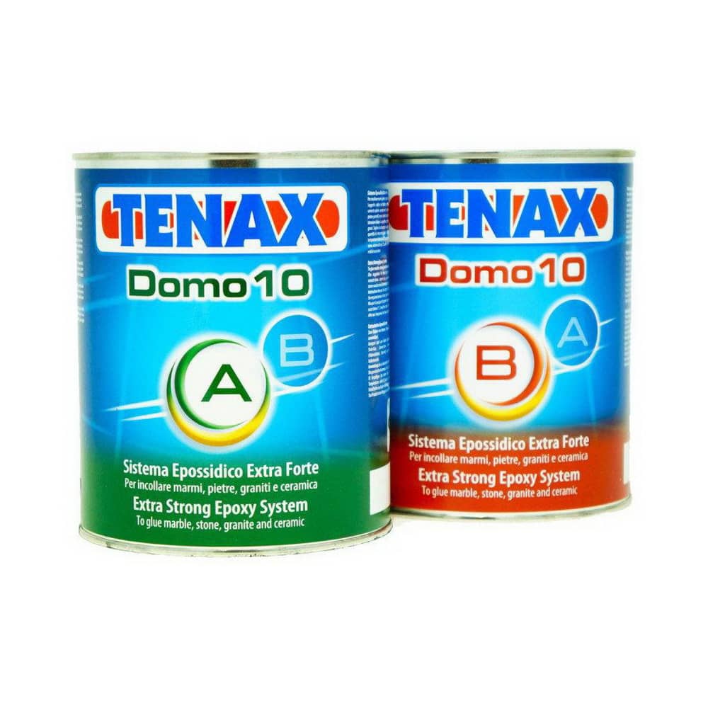 Клей Tenax Domo-10 Bianco 1+1 л 2,7 кг для склеювання каменю з іншими матеріалами