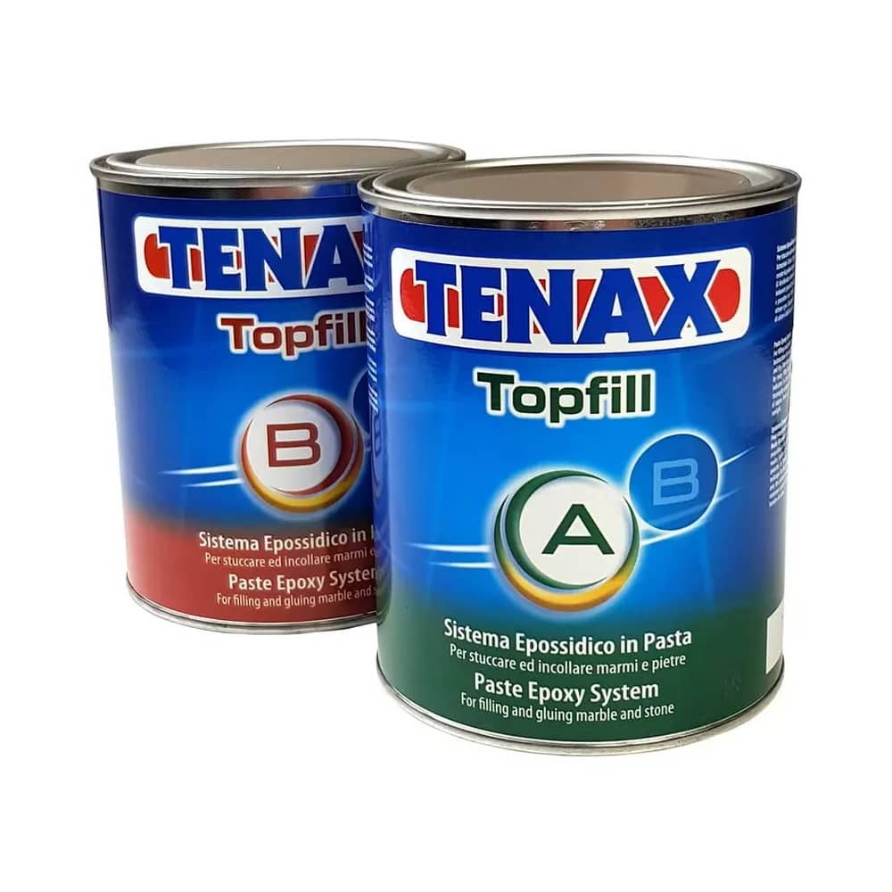 Клей Tenax Topfill A+B 1,5 л для склеювання білих кристалічних матеріалів