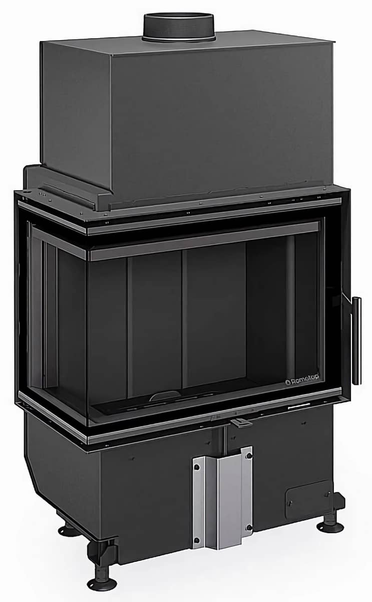 Топка на дровах Romotop Heat R/L 4G S 60.44.33.26 з темним футеруванням Топка на дровах Romotop Heat R/L 4G S 60.44.33.26 з темним футеруванням