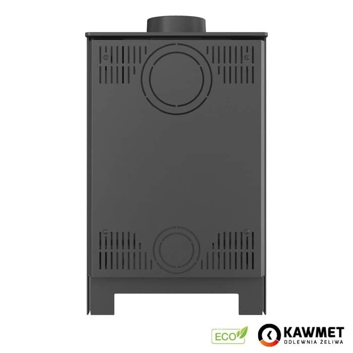 Дров'яна піч Kawmet Harita S15i Basic Decor Eco, тильний вигляд Дров'яна піч Kawmet Harita S15i Basic Decor Eco, тильний вигляд