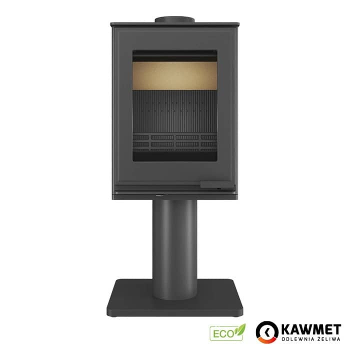 Піч на дровах Kawmet Harita S15i Leg Eco, фронтальний вигляд Піч на дровах Kawmet Harita S15i Leg Eco, фронтальний вигляд