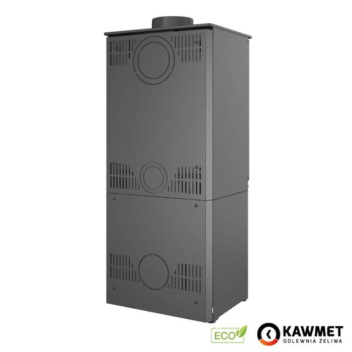 Піч на дровах Kawmet Harita S15i S-Box Decor Eco, тильний вигляд Піч на дровах Kawmet Harita S15i S-Box Decor Eco, тильний вигляд