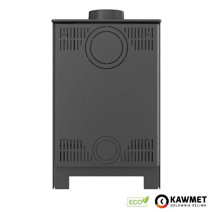 Дров'яна піч Kawmet Harita S15v Basic Eco, тильний вигляд Дров'яна піч Kawmet Harita S15v Basic Eco, тильний вигляд