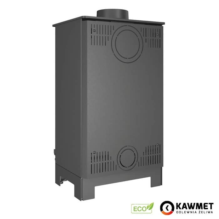 Сталева піч Kawmet Venus S16 Basic Decor Eco, тильний вигляд Сталева піч Kawmet Venus S16 Basic Decor Eco, тильний вигляд