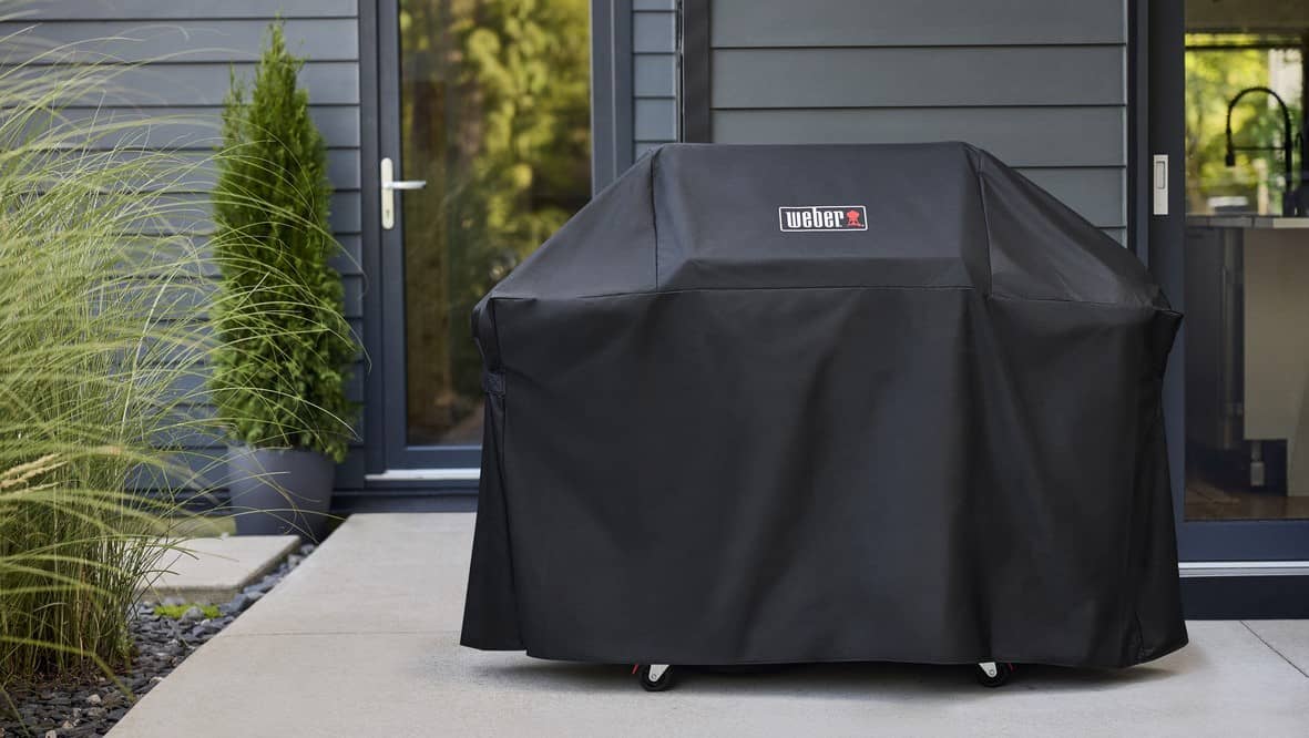 Газовий гриль Weber Genesis E-325 в чохлі Газовий гриль Weber Genesis E-325 в чохлі