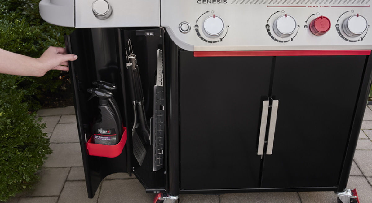 Шафка для розміщення аксесуарів у грилі Weber Genesis EP-335 Шафка для розміщення аксесуарів у грилі Weber Genesis EP-335