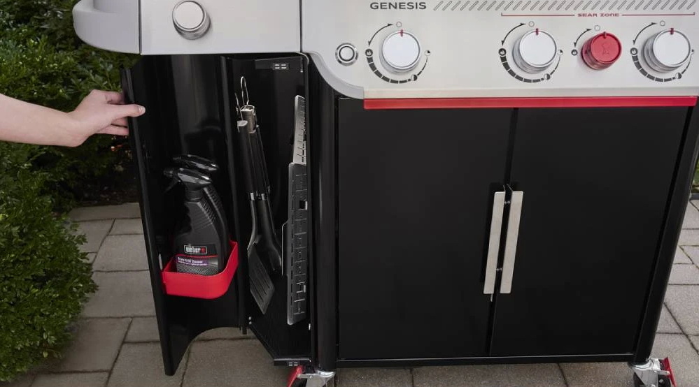 Шафка для розміщення аксесуарів у грилі Weber Genesis EP-435 Шафка для розміщення аксесуарів у грилі Weber Genesis EP-435