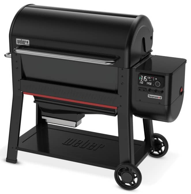 Пелетний гриль Weber Searwood XL 600 з функцією SmokeBoost для насиченого диму Пелетний гриль Weber Searwood XL 600 з функцією SmokeBoost для насиченого диму