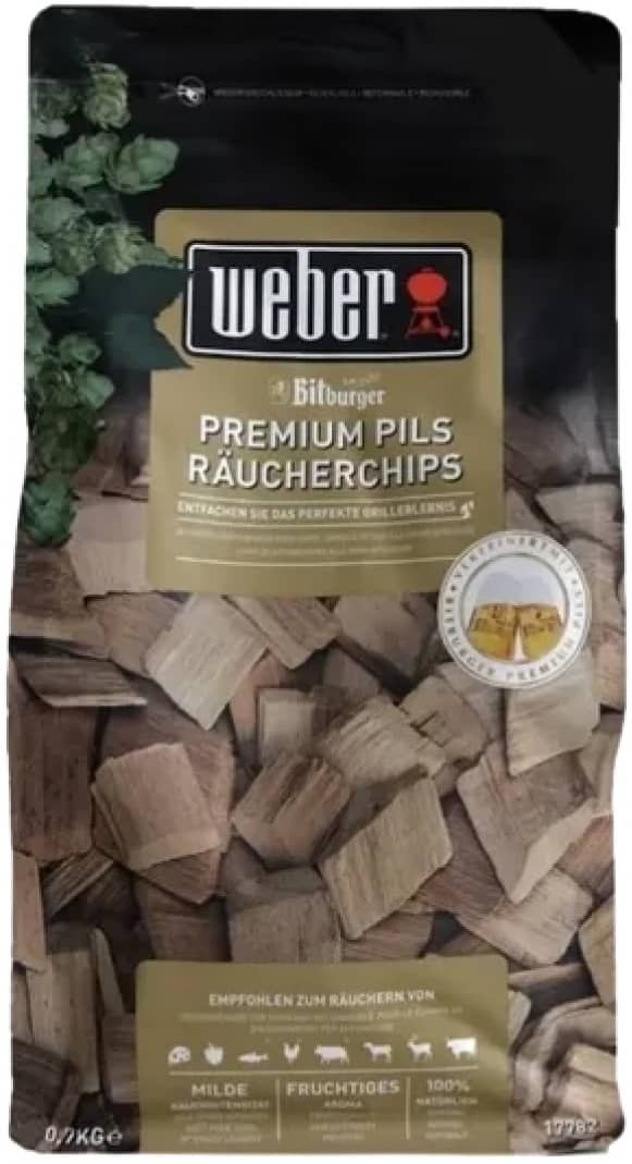 Деревина для копчення Weber пиво, 700 гр з пивним ароматом Деревина для копчення Weber пиво, 700 гр з пивним ароматом