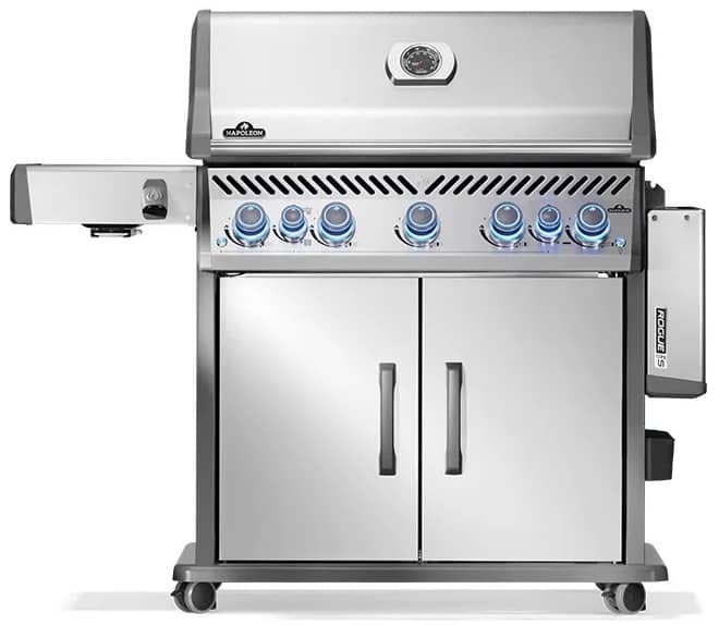 Газовий гриль Napoleon Rogue Pro-S 625 з бічними столиками Газовий гриль Napoleon Rogue Pro-S 625 з бічними столиками