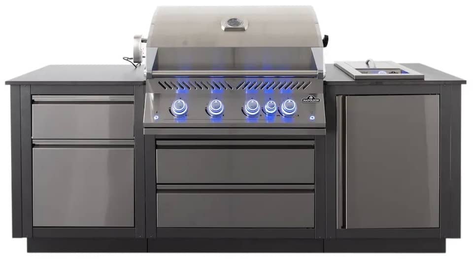 Стаціонарна літня кухня Napoleon Oasis 100 із грилем Big 32 Стаціонарна літня кухня Napoleon Oasis 100 із грилем Big 32