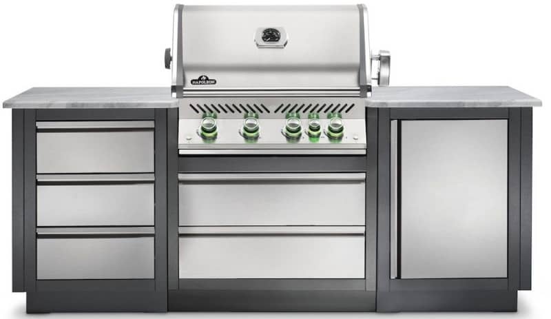 Літня кухня Napoleon Oasis 100 с грилем Bipro 500, загальний вигляд Літня кухня Napoleon Oasis 100 с грилем Bipro 500, загальний вигляд