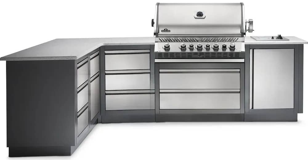Літня кухня Napoleon Oasis 300 с грилем Bipro 665, загальний вигляд Літня кухня Napoleon Oasis 300 с грилем Bipro 665, загальний вигляд