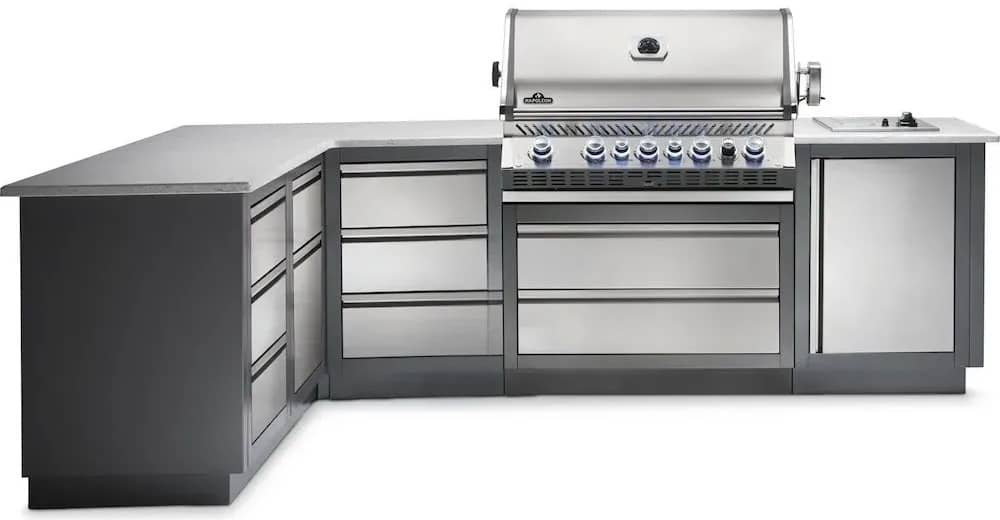 Стаціонарна літня кухня Napoleon Oasis 300 с грилем Bipro 665 Стаціонарна літня кухня Napoleon Oasis 300 с грилем Bipro 665