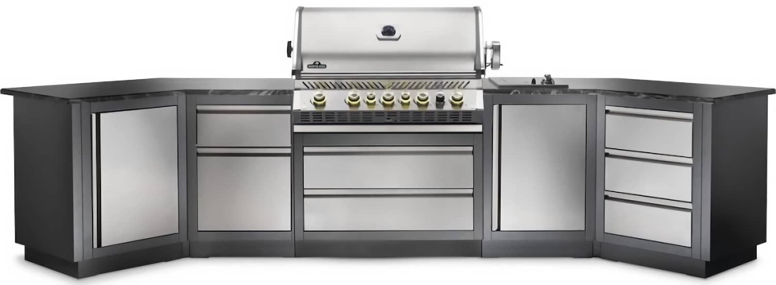 Літня кухня Napoleon Oasis 400 с грилем Bipro 665, загальний вигляд Літня кухня Napoleon Oasis 400 с грилем Bipro 665, загальний вигляд
