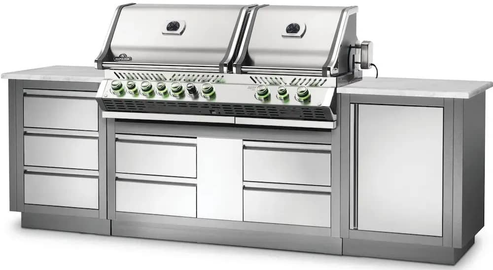 Літня кухня Napoleon Oasis 100 с грилем Bipro 825, загальний вигляд Літня кухня Napoleon Oasis 100 с грилем Bipro 825, загальний вигляд