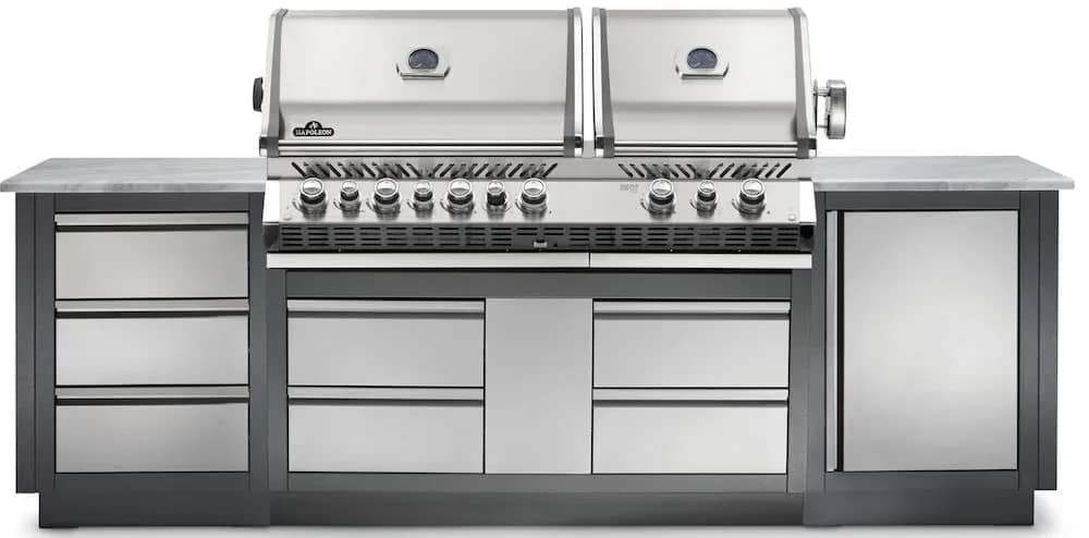 Стаціонарна літня кухня Napoleon Oasis 100 с грилем Bipro 825 Стаціонарна літня кухня Napoleon Oasis 100 с грилем Bipro 825