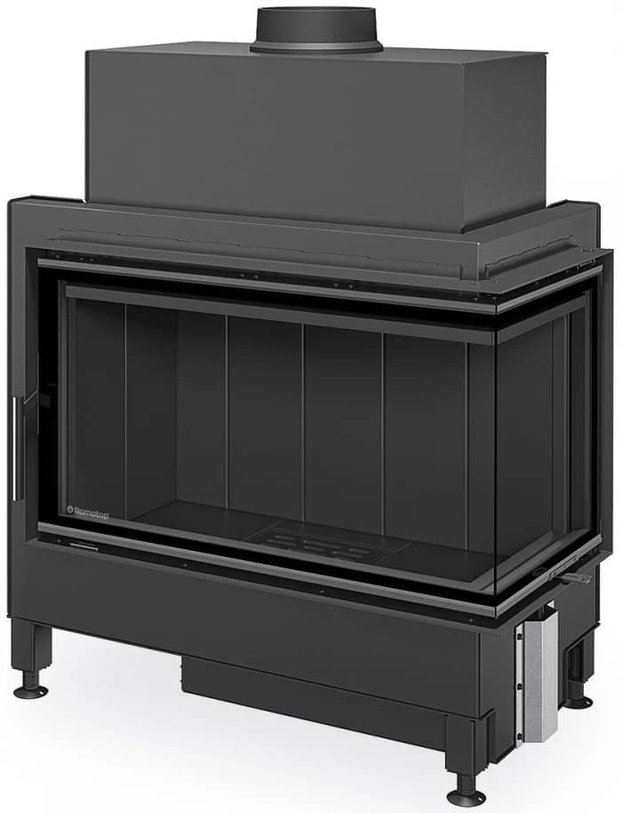 Дров'яна топка Romotop Heat R/L 4g S 81.51.40.26 з темним футеруванням